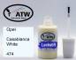 Preview: Opel, Casablanca White, 474: 20ml Lackstift, von ATW Autoteile West.